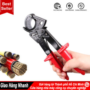 HS-325A Kìm Cắt Cáp Ratchet Tiết Kiệm Sức Lao Động Kìm Cắt Dây Cách Điện Kìm Cắt Dây Chuyên Nghiệp Kìm Ép Kìm Đầu Kết Nối