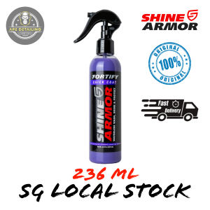 SHINE ARMOR Fortify Quick Coat – 3 in 1 wash/coat/shine Car Ceramic Spray- Waterless Car Wash and coat