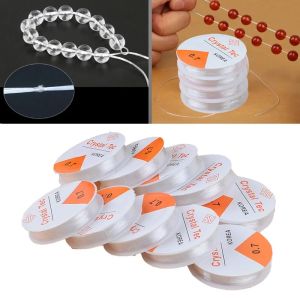 0.5-1.0mm Elastic Cord Beading Thread Stretch String Fibre Crafting Line for Jewelry Making DIY Beads Pony Beads Bracelets