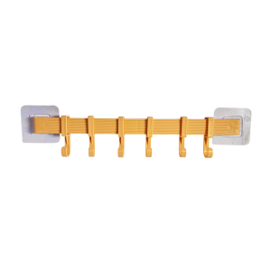 ☛Taskoleksi☚ R667 Gantungan Dinding 6 hook tempel / Gantungan Baju Pakaian Handuk 6 Hook Serbaguna