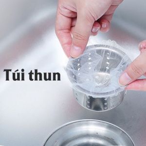 Túi lọc rác bồn rửa bát túi đựng rác gắn chậu  100 cái