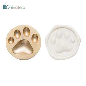 Chinatera 3D แสตมป์ซีลขี้ผึ้งลายนูนสไตล์วินเทจขี้ผึ้งปิดผนึกสีไฟโบราณหัวแสตมป์แทนที่หัวทองแดงแบบ DIY อัลบัมภาพงานแต่งงานซองจดหมายเชิญตกแต่ง