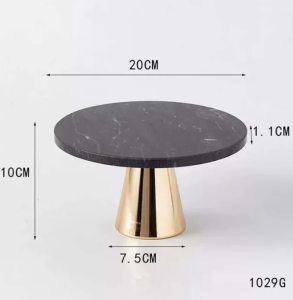 Tempat Kue Round Marble Cake Stand Dessert Table 20 CM