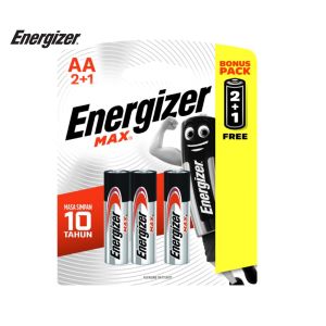 Vỉ 3 viên pin tiểu AA 1.5V Energizer MAX dùng cho cửa từ đồ chơi remote