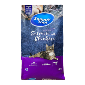 Thức ăn Hạt Snappy Tom cho Mèo 1.5kg (Nhập khẩu Thái Lan) mix cá thịt sấy