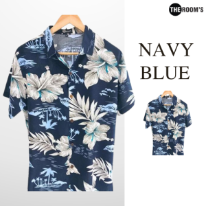 THE ROOMS - เดอะรูม เสื้อฮาวาย โคตรนุ่ม แขนสั้น ผ้าไหมเย็นญี่ปุ่น ผ้าดีมาก ลาย BALI