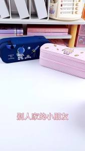 Large Capacity Aesthetic Multi-compartment Pencil Case Transparent Pen Pouch Organizer Kotak Pensel Beg Alat Tulis Kapasiti Besar Lutsinar Pelajar Sekolah Comel Premium Quality High Performanc #1356