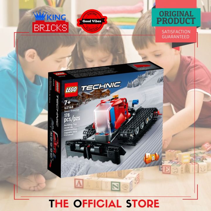 LEGO Original TECHNIC 42148 Snow Groomer Mainan Anak Edukasi