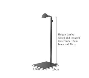 Dream Hunter Stainless Steel Bag Display Stand Handbag Holder Single Hook Adjustable Height Purses Showcase Handbag Display Rack