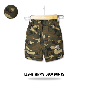 Celana Pendek Anak Laki-Laki Premium Usia `1-10 Tahun Motif Loreng Army