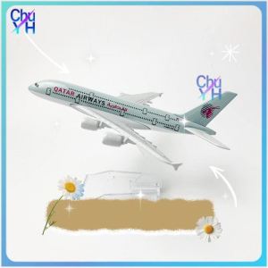 Qatar Airways 380 Aircraft Model 16cm Die-cast Metal Airplane Toy Model Plane Kids Gift