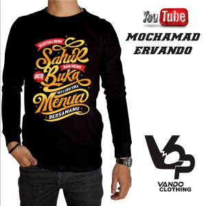 Kaos Lengan Panjang Pria Menua Bersamamu Ramadhan Distro Terbaru