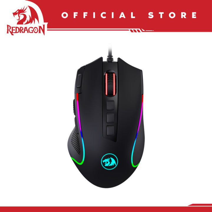 Redragon Predator M612 RGB Gaming Mouse, 8000 DPI Wired Optical Gamer