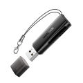 UGREEN SD Card Reader Portable USB 3.0 Dual Slot Flash Memory Card Adapter Hub for TF, SD, Micro SD, SDXC, SDHC, MMC, RS-MMC, Micro SDXC, Micro SDHC, UHS-I for Mac, Windows, Linux, Chrome, PC, Laptop. 