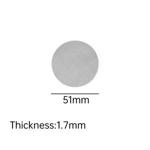 51/53/58mm Reusable Stainless Steel Puck Screen Filter for Espresso Machine Portafilter Basket 1.7mm