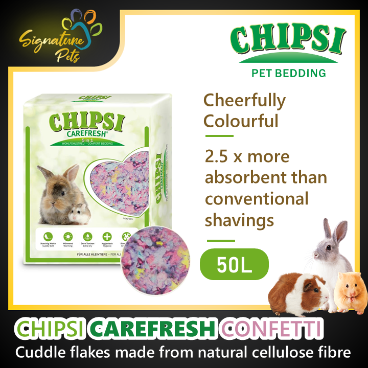 Chipsi Carefresh Confetti 50L Hamster Bedding Paper Bedding