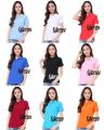 Kaos Polo Shirt Wanita Baju Kerah Berkerah Cewek. 