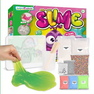 Slime Kit Making Science Bouncy Soap Ball Disgusting Gross Slime STEM TOY TOYS Experiments Kit DIY Glitter Slime Magic Making Polymer Clay Powder for Kids Antistress Toys Gifts