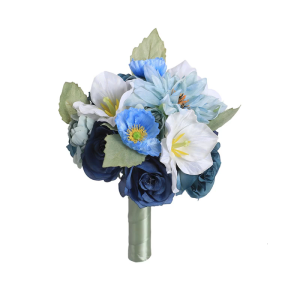 Wedding Bouquets 30cm High Artificial Flower Bouquets for Wedding Reception Decoration Ceremony Anniversary Photography
