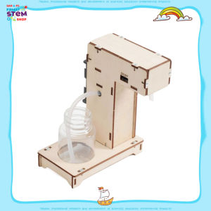 [New STEM] Máy Rửa Tay Tạo Bọt Cảm Ứng Tự Động. Bộ đồ chơi lắp ráp mô hình và sản phẩm khoa học công nghệ stemsanpi