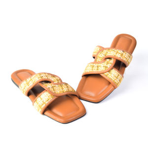 Sandal Teplek Wanita Terbaru Motif Kain - Sendal Cewek Kekinian Terbaru 2024 Korean Style