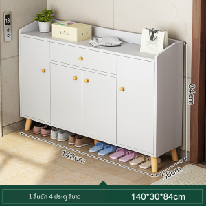 ตู้รองเท้า ตู้เก็บของ ชั้นวางรองเท้า จัดเก็บได้ 12-18 คู่ ตู้อเนกประสงค์ ตู้เก็บของอเนกประสงค์ ชั้นรองเท้า มีลิ้นชัก ปรับระดับชั้นวางได้ ดีไซน์มินิมอล