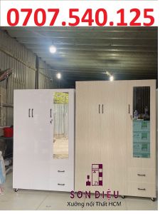 Tủ quần áo 3 cánh nhựa đài loan cửa mở giao hàng toàn HCM BD ĐN