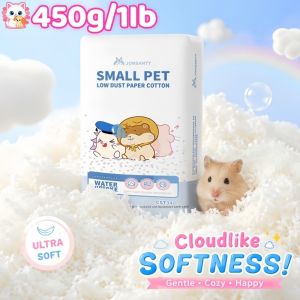 Hamster Bedding Paper Pellets 450g Dust Free Absorbent Odor Control Soft Nesting Small Pets