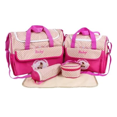 5-In-1 Set Multi Function Baby Diaper Nappy Bag Mummy baby bag