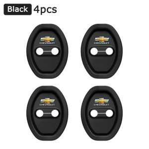 Thích hợp cho xe Chevrolet Equinox Malibu cho Camaro Cruze Blazer Traverse TRAX tia lửa Sonic Volt bu lông cửa xe khóa bảo vệ cửa xe giảm xóc khóa cửa bảo vệ cửa chống va chạm nhãn dán Silicone đồ dùng cho xe ô tô