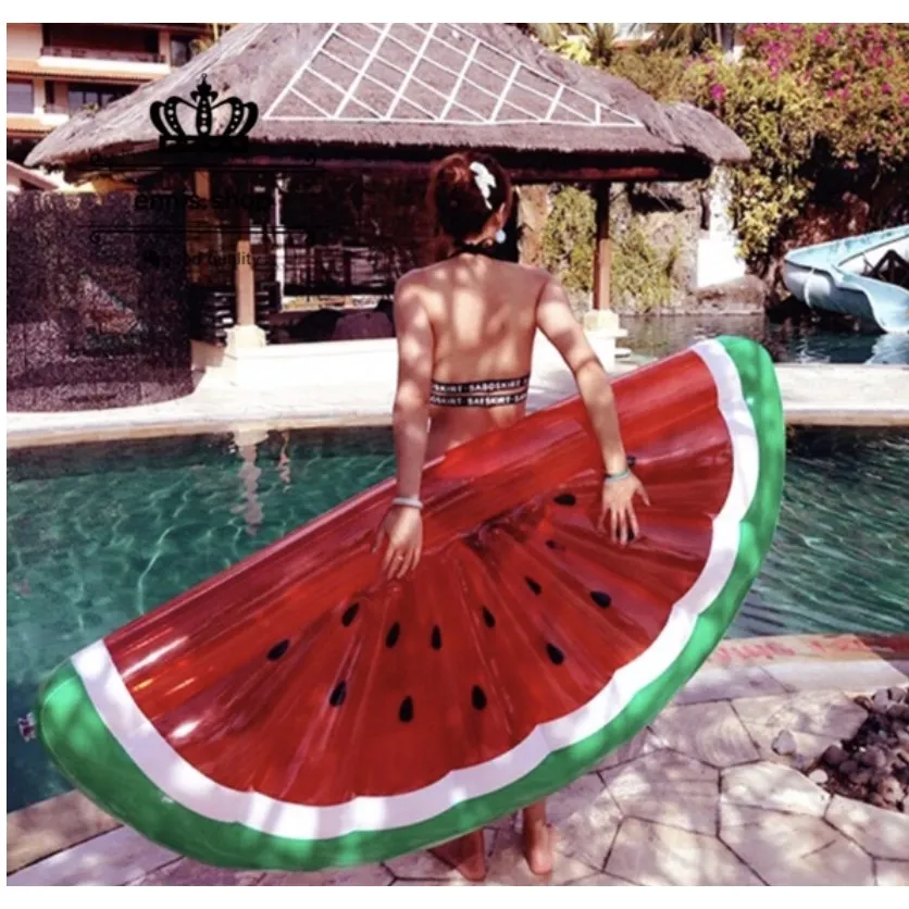 BIG Watermelon Pizza Pineapple Popsicle swimming inflatable floater for  adults kids