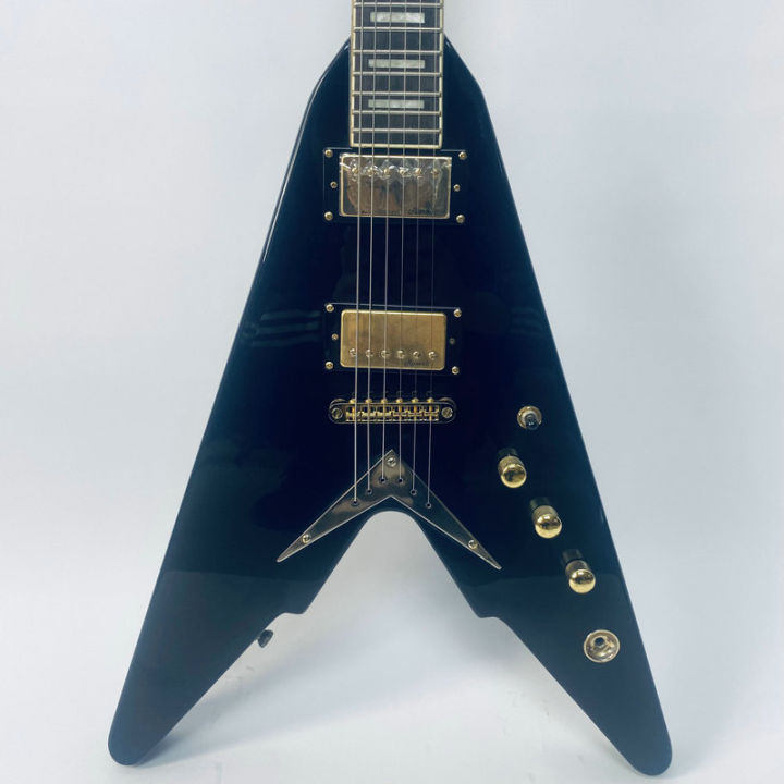 Harley Benton Authentic Guitar Flying V Electric Guitar Swallowtail