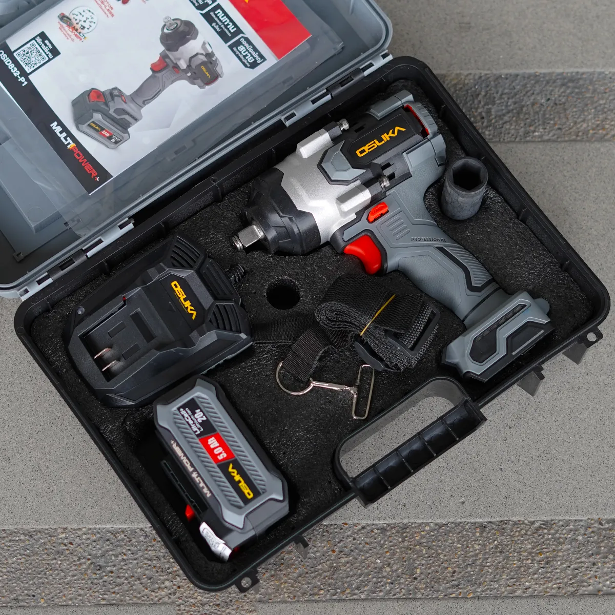OSUKA รุ่น OSID832-P1 แรงบิด 920 N.m บล็อกไฟฟ้าไร้สายไร้แปรงถ่าน  บล็อกแบต