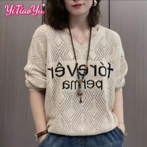 Yitiaoyu Vแขนยาวเสื้อถักผ้าขนหนูที่ว่างเปล่าบางและผ่อนคลายแจ็คเก็ต