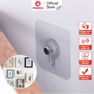Móc Dán Tường Treo Tranh Siêu Dính Modeco - Khung Ảnh Đồng Hồ Đồ Decor Đa Năng - Không Cần Khoan Đục