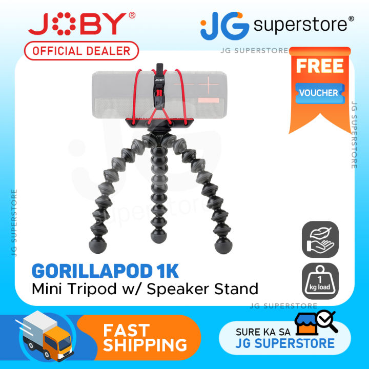 [CLEARANCE] JOBY GorillaPod 1K Flexible Mini Tripod with Speaker Stand 1kg  Load Capacity, 1/4