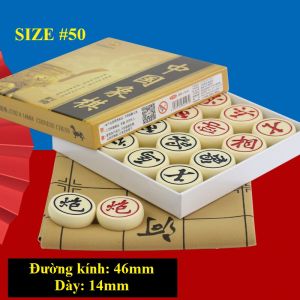 Bộ Cờ Tướng 3D Nhựa Đặc - Cờ Tướng Nét Đúc chìm - Đồ Chơi Trí Tuệ