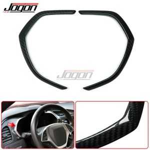 mv1 Carbon Fiber Car Interior Dashboard Instrument Panel Speedometer Panel Cover Trim Decoration For Corvette C7 Z51 Z06 2014-2019 5B3Q7