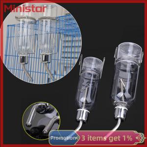 Ministar Little Pet Rat Water Drinking Bottle Hamster Rabbit Dispenser Cylindrical Feeder