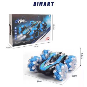 Xe Điều Khiển Từ Xa Tốc Độ Cao 4 Bánh xe Mecanum Cuộn Độc Đáo Xoay 360 Độ Chạy Được 2 Mặt Chống Ngã Có Sạc Pin Xe Đua Ô Tô/ Mô Tô Địa Hình Đồ Chơi Cho Bé Trai