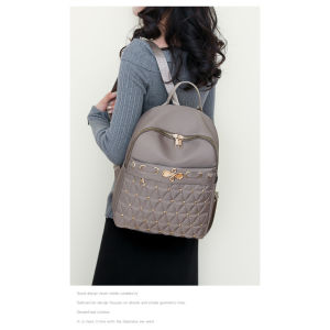 IELGY Oxford Cloth Backpack Fashionable All-Match Large-Capacity Ladies Leisure Travel Backpack