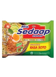 Mie / Noodle Instant Sedaap Sedap Kuah Soto Soto Baked Kari Spesial Singapore Spicy Laksa Soto Madura Ayam Jerit Rawit Bingit Korean Spicy Soup Spicy Chicken Cheese Buldak Ayam Bakar Limau 86 Gram