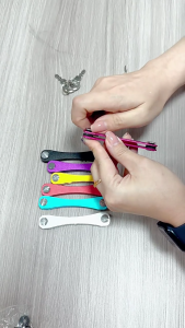 Multifunctional Key Storage Pocket Keyholder Key Organizers Fashion Keychains Clip for Key and Small Tool