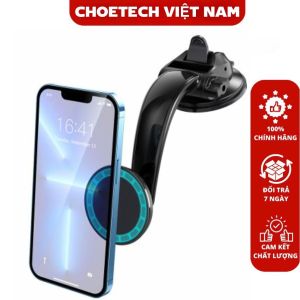 Giá đỡ điện thoại magsafe dán taplo hoặc kính ô tô Choetech AT0005