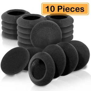 Earphone Sponge Cover 10Pcs 50mm Replacement Foam Ear Pads Earphone Cushion Thickened Earphone Pad Covers