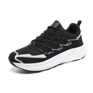 Sepatu Hitam Keren Import Pria Jogging Lari Empuk Sepatu Casual Cowok Import Keren Gaya Baru