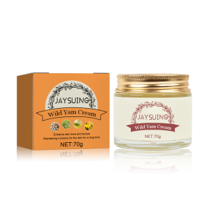 Jaysuing Wild Yam Cream Anti Aging Cream Wrinkle Firming Lifting Fade Fine Lines Moisturizing Brightening Beauty Enhance Skin Tone And Texture Maintaining Moisture For Skin Skin Dullness Skin Oxidation Hydrating Elastic Smooth Skin Cream 70g