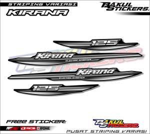 STRIPING VARIASI MOTOR HONDA KIRANA 125 / STICKER LIST MOTOR KIRANA 125