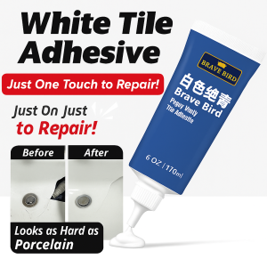Waterproof Ceramic Repair Glue Tile Basin Crack Filler Gap Sealing Agent for Grout Glaze Restoration 5-Minute Cure
