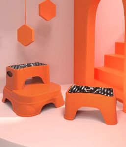 SG-2-in-1 Step Stools for Kids / Multifunctional Detachable High Step Stool with Anti-Slip Rubber for Potty Training